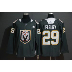 NHL Knights 29 Marc-Andre Fleury Gray Dia De Los Muertos Adidas Men Jersey NHL Knights 29 Marc-Andre Fleury Gray Dia De Los Muertos Adidas Men Jersey
