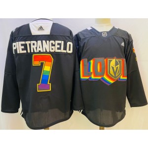 NHL Knights 7 Alex Pietrangelo Black New Men Jersey