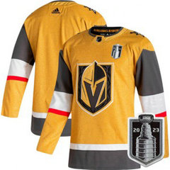 NHL Knights Blank Gold 2023 Stanley Cup Final Adidas Men Jersey NHL Knights Blank Gold 2023 Stanley Cup Final Adidas Men Jersey