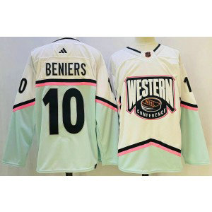 NHL Kraken 10 Beniers White 2023 All-Star Game Adidas Men Jersey NHL Kraken 10 Beniers White 2023 All-Star Game Adidas Men Jersey