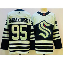 NHL Kraken 95 Burakovsky 2022-23 Retro Adidas Men Jersey