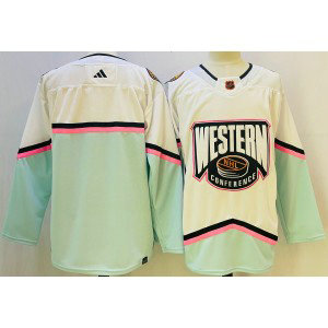 NHL Kraken Blank White 2023 All-Star Game Adidas Men Jersey