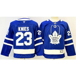 NHL Leafs 23 Knies Blue New Youth Jersey NHL Leafs 23 Knies Blue New Youth Jersey