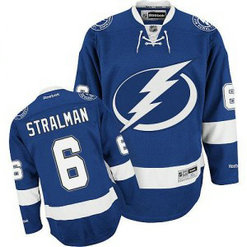 NHL Lightning 6 Anton Stralman Blue Men Jersey NHL Lightning 6 Anton Stralman Blue Men Jersey