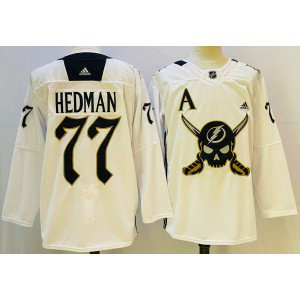 NHL Lightning 77 Victor Hedman White 2023 Retro Adidas Men Jersey NHL Lightning 77 Victor Hedman White 2023 Retro Adidas Men Jersey