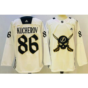 NHL Lightning 86 Nikita Kucherov White 2023 Retro Adidas Men Jersey NHL Lightning 86 Nikita Kucherov White 2023 Retro Adidas Men Jersey