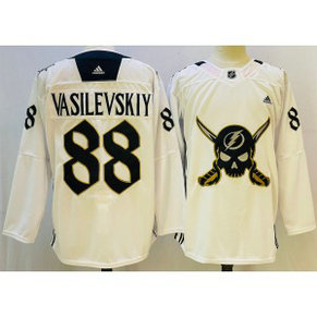NHL Lightning 88 Andrei Vasilevskiy White 2023 Retro Adidas Men Jersey NHL Lightning 88 Andrei Vasilevskiy White 2023 Retro Adidas Men Jersey
