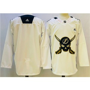 NHL Lightning Blank White 2023 Retro Adidas Men Jersey NHL Lightning Blank White 2023 Retro Adidas Men Jersey