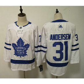 NHL Maple Leafs 31 Frederik Andersen White Adidas Men Jersey NHL Maple Leafs 31 Frederik Andersen White Adidas Men Jersey