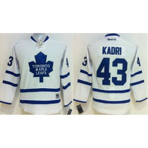 NHL Maple Leafs 43 Nazem Kadri White Youth Jersey NHL Maple Leafs 43 Nazem Kadri White Youth Jersey