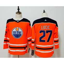 NHL Oilers 27 Milan Lucic Orange Adidas Youth Jersey NHL Oilers 27 Milan Lucic Orange Adidas Youth Jersey