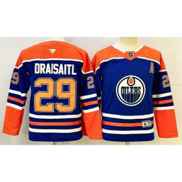 NHL Oilers 29 Leon Draisaitl Blue New Youth Jersey NHL Oilers 29 Leon Draisaitl Blue New Youth Jersey