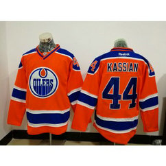 NHL Oilers 44 Zack Kassian Orange Alternate Men Jersey NHL Oilers 44 Zack Kassian Orange Alternate Men Jersey