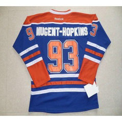 NHL Oilers 93 Nugent-Hopkins Ligtht Blue Youth Jersey NHL Oilers 93 Nugent-Hopkins Ligtht Blue Youth Jersey