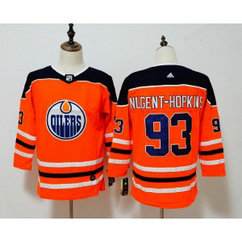 NHL Oilers 93 Ryan Nugent-Hopkins Orange Adidas Youth Jersey NHL Oilers 93 Ryan Nugent-Hopkins Orange Adidas Youth Jersey