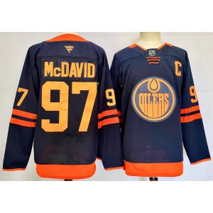 NHL Oilers 97 Connor McDavid Black 2024 New Fanatics Men Jersey NHL Oilers 97 Connor McDavid Black 2024 New Fanatics Men Jersey