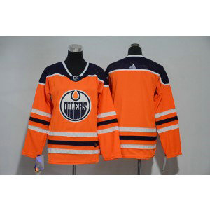 NHL Oilers Blank Orange Adidas Youth Jersey NHL Oilers Blank Orange Adidas Youth Jersey