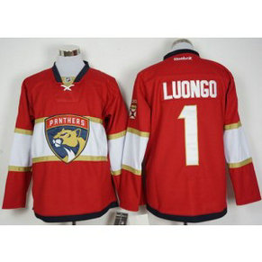 NHL Panthers 1 Roberto Luongo Red New Men Jersey NHL Panthers 1 Roberto Luongo Red New Men Jersey