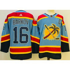 NHL Panthers 16 Aleksander Barkov Blue 2022-23 Retro Adidad Men Jersey NHL Panthers 16 Aleksander Barkov Blue 2022-23 Retro Adidad Men Jersey