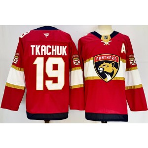 NHL Panthers 19 Tkachuk Red 2024 New Fanatics Men Jersey NHL Panthers 19 Tkachuk Red 2024 New Fanatics Men Jersey