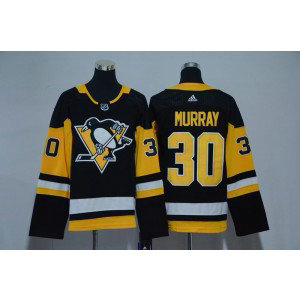 NHL Penguins 30 Matt Murray Black Adidas Youth Jersey