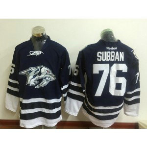 NHL Predators 76 P.K. Subban Blue Reebok Men Jersey NHL Predators 76 P.K. Subban Blue Reebok Men Jersey