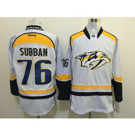 NHL Predators 76 P.K. Subban White Reebok Men Jersey NHL Predators 76 P.K. Subban White Reebok Men Jersey