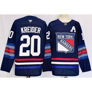 NHL Rangers 20 Chris Kreider Navy 2024 New Adidas Men Jersey NHL Rangers 20 Chris Kreider Navy 2024 New Adidas Men Jersey