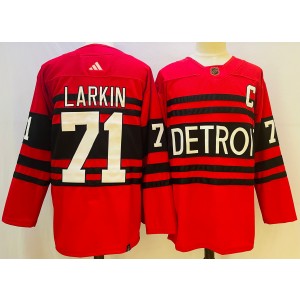 NHL Red Wings 71 Dylan Larkin Red 2022-23 Retro Adidas Men Jersey NHL Red Wings 71 Dylan Larkin Red 2022-23 Retro Adidas Men Jersey