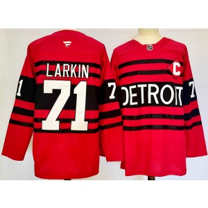 NHL Red Wings 71 Dylan Larkin Red 2024 New Fanatics Men Jersey NHL Red Wings 71 Dylan Larkin Red 2024 New Fanatics Men Jersey