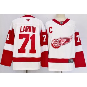 NHL Red Wings 71 Dylan Larkin White 2024 New Adidas Men Jersey NHL Red Wings 71 Dylan Larkin White 2024 New Adidas Men Jersey