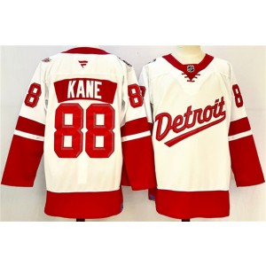 NHL Red Wings 88 Patrick Kane White Red 2024-25 New Men Jersey NHL Red Wings 88 Patrick Kane White Red 2024-25 New Men Jersey