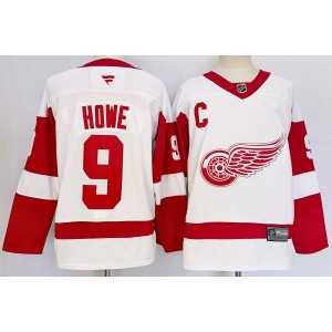 NHL Red Wings 9 Gordie Howe White 2024 New Adidas Men Jersey NHL Red Wings 9 Gordie Howe White 2024 New Adidas Men Jersey