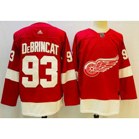 NHL Red Wings 93 Alex DeBrincat Red Adidas Men Jersey