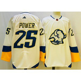 NHL Sabres 25 Power White 2022-23 Retro Adidas Men Jersey NHL Sabres 25 Power White 2022-23 Retro Adidas Men Jersey