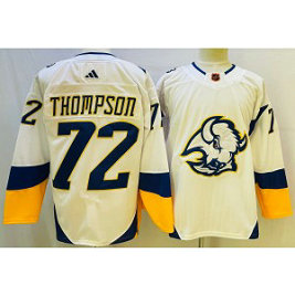 NHL Sabres 72 Tage Thompson White 2022-23 Retro Adidas Men Jersey NHL Sabres 72 Tage Thompson White 2022-23 Retro Adidas Men Jersey
