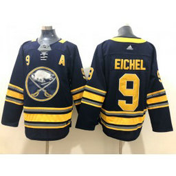 NHL Sabres 9 Jack Eichel Navy Adidas Men Jersey With A Patch NHL Sabres 9 Jack Eichel Navy Adidas Men Jersey With A Patch