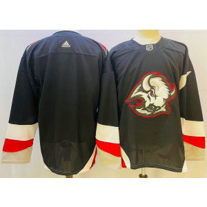 NHL Sabres Blank Navy 2022-23 Retro Adidad Men Jersey