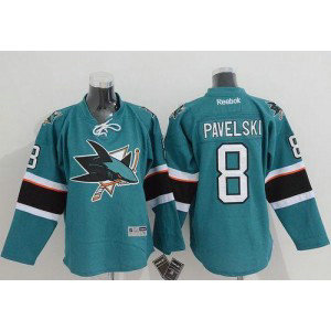 NHL Sharks 8 Joe Pavelski Green Youth Jersey NHL Sharks 8 Joe Pavelski Green Youth Jersey