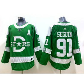 NHL Stars 91 Tyler Seguin Green 2020 Winter Classic Adidas Men Jersey NHL Stars 91 Tyler Seguin Green 2020 Winter Classic Adidas Men Jersey