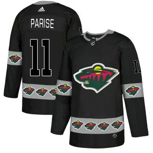 NHL Wild 11 Zach Parise Black Team Logos Fashion Adidas Men Jersey NHL Wild 11 Zach Parise Black Team Logos Fashion Adidas Men Jersey