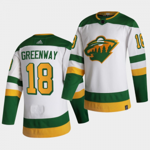 NHL Wild 18 Jordan Greenway White 2020 New Adidas Men Jersey NHL Wild 18 Jordan Greenway White 2020 New Adidas Men Jersey