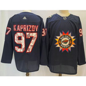 NHL Wild 97 Kirill Kaprizov Throwback 2022 New Adidas Men Jersey NHL Wild 97 Kirill Kaprizov Throwback 2022 New Adidas Men Jersey