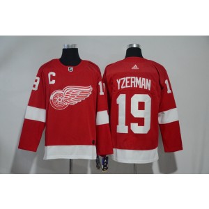 NHL Wings 19 Steve Yzerman Red Adidas Men Jersey NHL Wings 19 Steve Yzerman Red Adidas Men Jersey