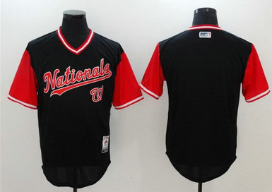 Nationals Majestic Navy 2017 Players Weekend Team Nickname Jersey