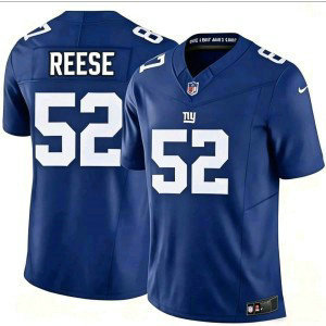 New York Giants 52 Reese Blue Jersey