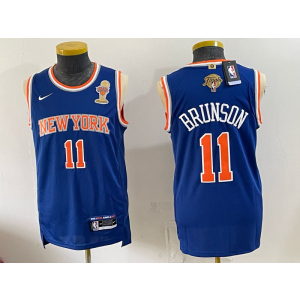 New York Knicks 11 Brunson Blue Finals & Champions Men Jersey New York Knicks 11 Brunson Blue Finals & Champions Men Jersey