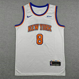 New York Knicks 8 OG Anunoby White Men Jersey New York Knicks 8 OG Anunoby White Men Jersey