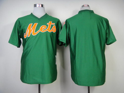 New York Mets Blank 1985 Green Throwback Jersey New York Mets Blank 1985 Green Throwback Jersey