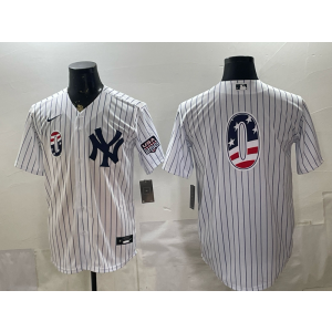 New York Yankees 0 Adam Ottavino White USA 250 Fourth of July Cool Base Men Jersey